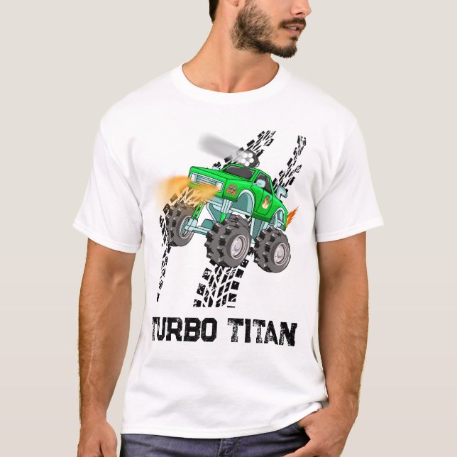 Camiseta Turbo Titan Monster Truck (Frente)