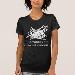 Camiseta Turbulência E Confusão E Texto Personalizado