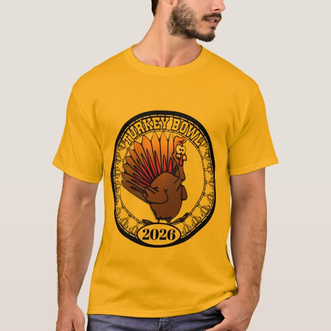 Camiseta Turc Bowl - mudar ano para ano atual abaixo (Frente)