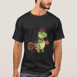Camiseta Turca Andando Dinossauro T rex Boys Crianças Engra