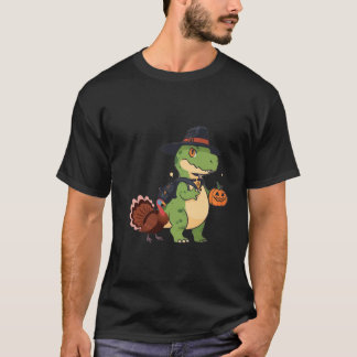 Camiseta Turca Andando Dinossauro T rex Boys Crianças Engra
