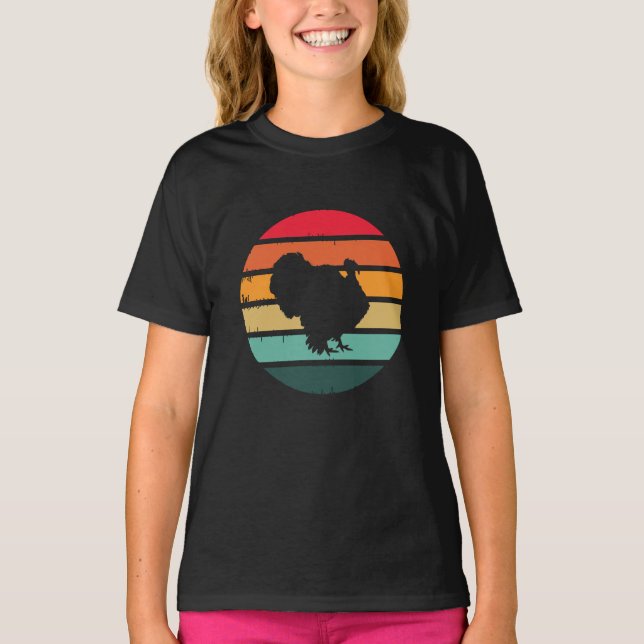 Camiseta Turca Bird Thankplaying Vintage Sunset (Frente)