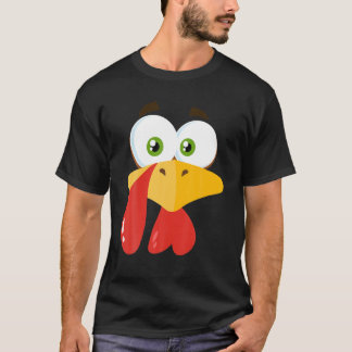 Camiseta Turca Enfrenta Garota de Ação de Graças Crianças T