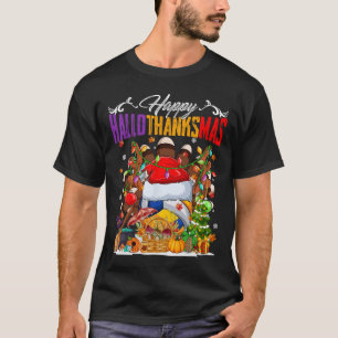 Camiseta Turca Feiticeira de Voleibol Luzes Xmas Hallothan