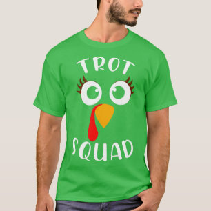 Camiseta Turca Trot Squad Engraçado Filme Corrente de Ação 