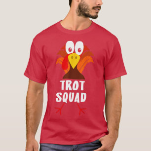 Camiseta Turca Trot Squad Engraçado Filme Corrente de Ação