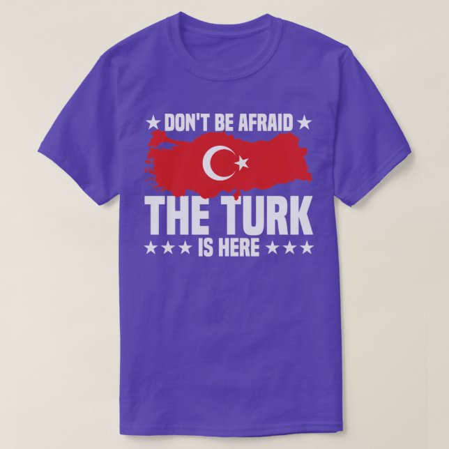 Camiseta Turca Turquia Bandeira Turquia Presente 1 (Frente do Design)