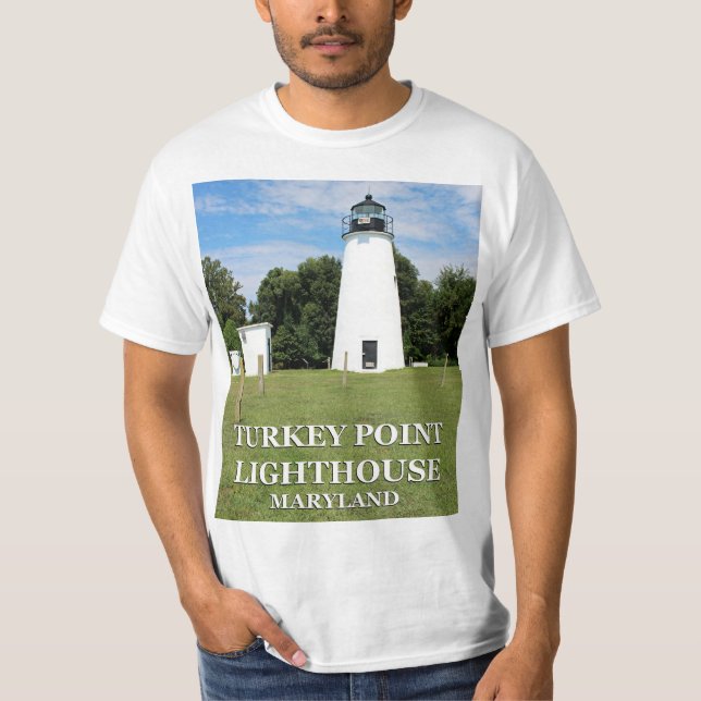 Camiseta Turco Point Lighthouse, Maryland T-Shirt (Frente)