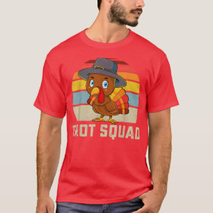 Camiseta Turco Trot Squad Corre de Ação de Graças Homens de