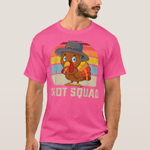 Camiseta Turco Trot Squad Corre de Ação de Graças Homens de