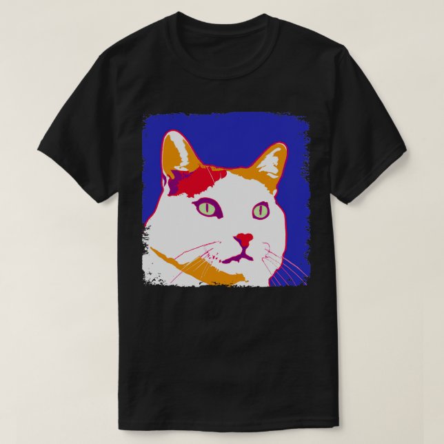 Camiseta Turco Van Art Cat Lover Gift 1 (Frente do Design)
