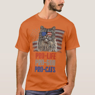 Camiseta Turco Van Cat Pro Life Pro God Pro Cats American