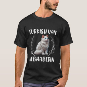 Camiseta TURCO VAN LIEBHABERIN Katzenmama Turco Van cat