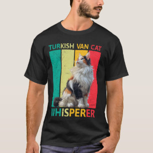 Camiseta TURCO VAN WHISPERER Cat Pai Funny Vintage