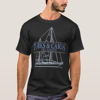 Camiseta Turcos e Caicos Ilhas Clássicas