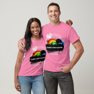 Camiseta Turcos frutados bonitos e Caicos