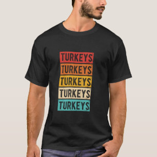 Camiseta Turcos - Retro Turquia Restaurante Vintage Comida 