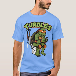 Camiseta TURDLES menina vintage