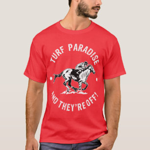 Camiseta Turf Paradise Racetrack Horse Racing Fan Equestria