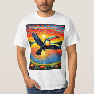Camiseta Turiano no pôr do sol