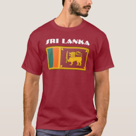 Camiseta Turista Clássico Personalizável do SRI LANKA