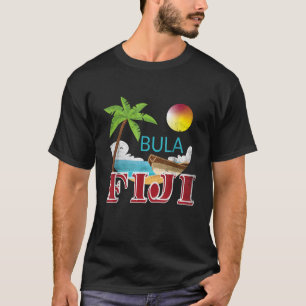 Camiseta Turista e Nativo Fiji Bula Vintage Grunge Férias