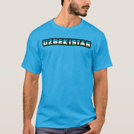 Camiseta Turístico Negro Personalizável Especial do UZBEQUI