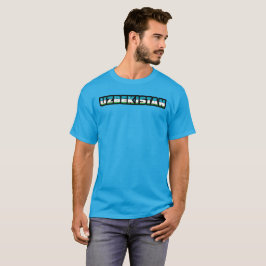 Camiseta Turístico Negro Personalizável Especial do UZBEQUI