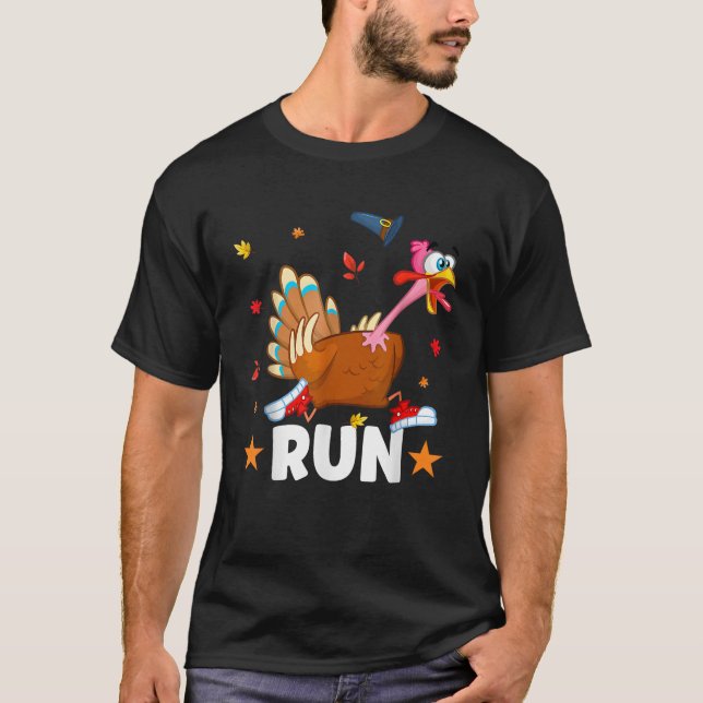Camiseta Turk: A Turquia Comanda Feliz Dia de Ação de Graça (Frente)