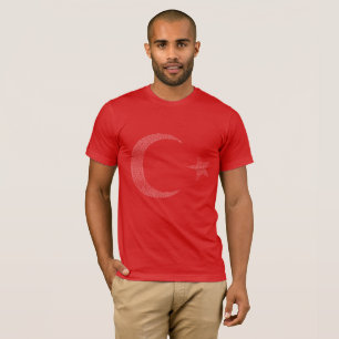 Camiseta Türk Bayrağı - bandeira turca com libertação 