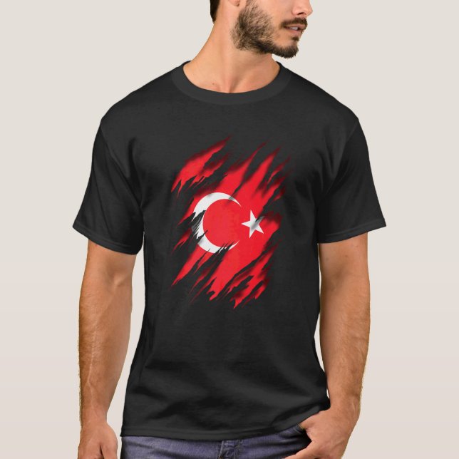 Camiseta Turk Bayragi Bayrak Turquia Flag (Frente)