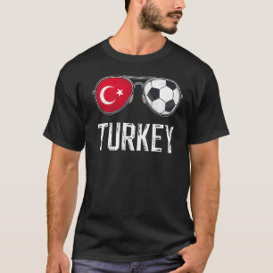 Camiseta Turk Flag & Football Sunglass Fan