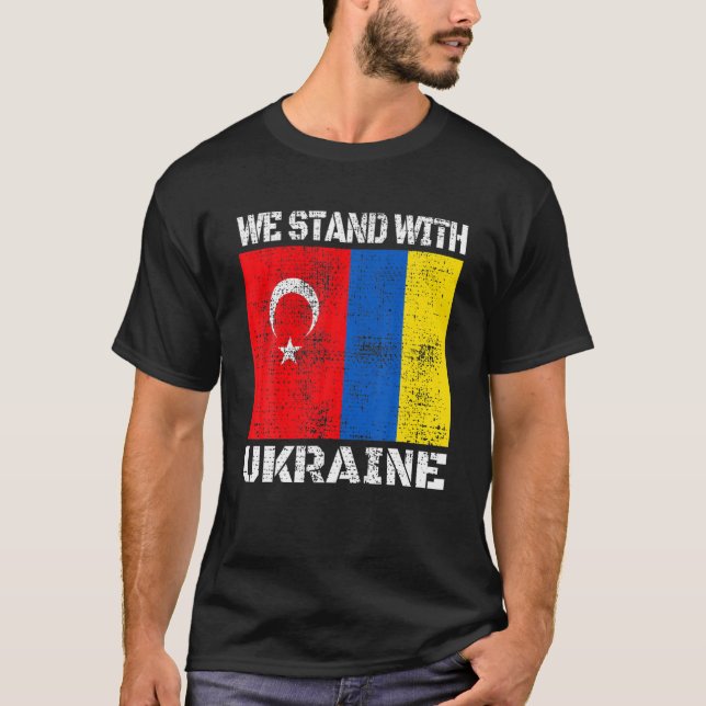 Camiseta Turk Support Ucraniano Nós Temos A Ucrânia Turke (Frente)