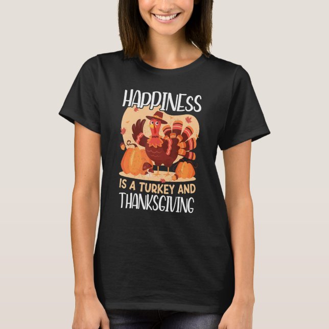 Camiseta Turkey And Thanksgiving Thanks Giving  Thanksgivin (Frente)