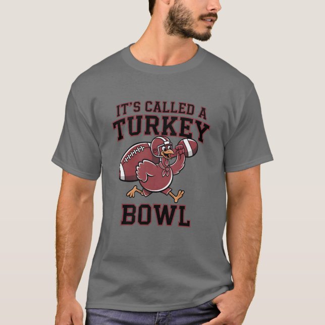 CAMISETA TURKEY BOWL FOOTBALL THANKSGIVING TEE (Frente)