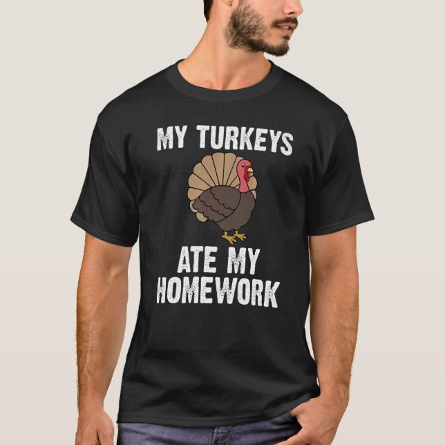 Camiseta Turkey Designs Kids Toddlers Thanksgiving Animal P (Frente)
