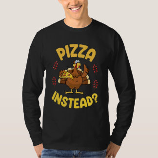 Camiseta Turkey Eating Pizza Happy My Thanksgiving Day Pizz