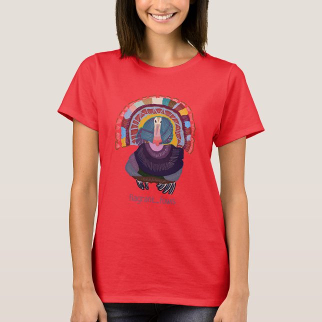 Camiseta Turkey T-Shirt selvagem (Frente)