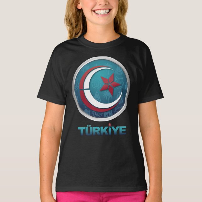 Camiseta Turkey Turkiye Europe Asia (Frente)
