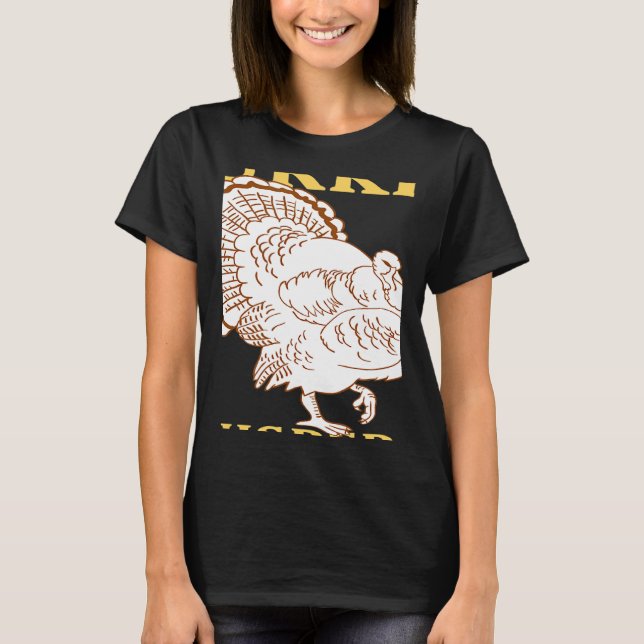 Camiseta TURKEY Whisperer Awesome  Designs Present (Frente)