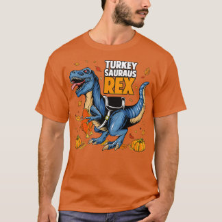 Camiseta Turkeysaurus Rex Dinosaur Thankanding Boys Turke