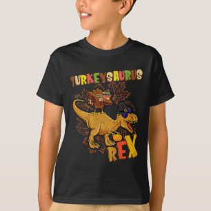 Camiseta Turkeysaurus Rex Turkey Dinossaur Thankiness Todd