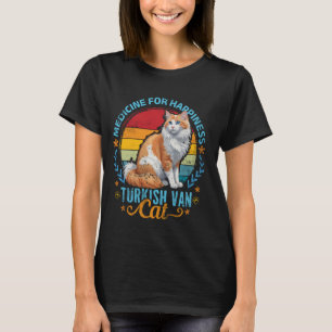 Camiseta Turkische Van MEDICINA PARA FELICIDADE TURKISH VAN