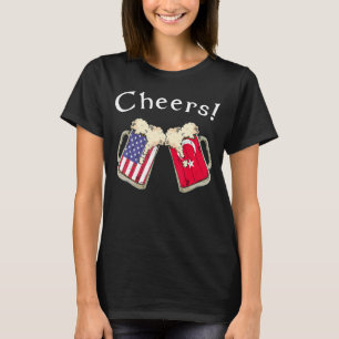 Camiseta Turkiye American Patriot Grown Country Saúde Beer