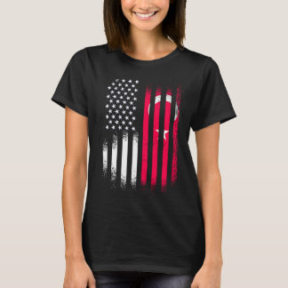 Camiseta Turkiye American Patriot Grown Country USA Flags S