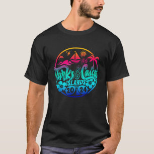 Camiseta Turks Caicos 2024 Férias Trip Matching Group