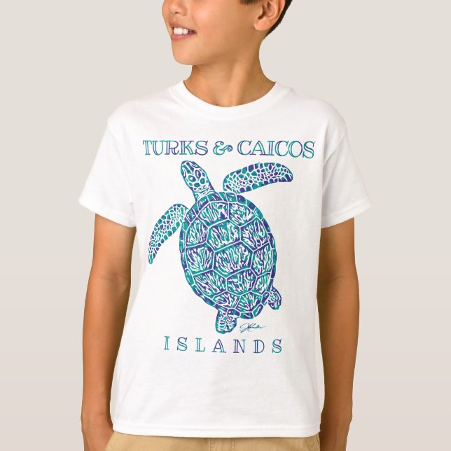 Camiseta Turks e Caicos Ilhas Turcas (Frente)