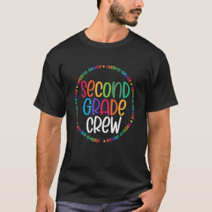 Camiseta Turma Colorida da Segunda Série de Volta às Aulas