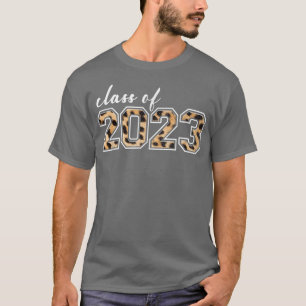 Camiseta Turma de 2023 Leopard Womens Girls Seniors 2023