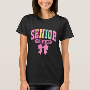 Camiseta Turma De 2025 Coquette Sênior Formatura 2025 De Vo
